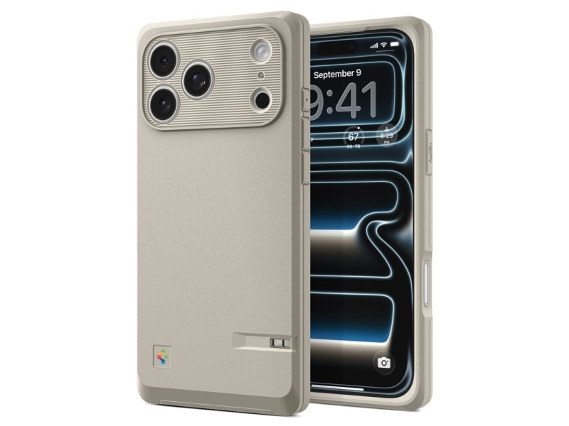 Spigen Classic Ls (Mag Fit), Cover, Apple, Iphone 17 Pro Max, 17,5 Cm (6.9"), Steinfarbe