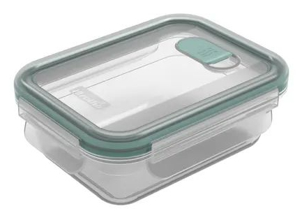 Rotho Nala, Container, Quadratisch, 0,45 L, Transparent, Kunststoff, 155 Mm