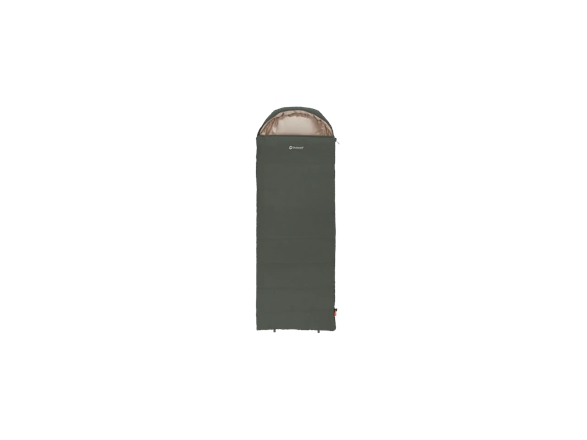 Outwell Campion Prime Žalias | Sleeping Bag | 215 x 80 cm | -10 to 8 °C | 2 way open - auto lock, L-shape