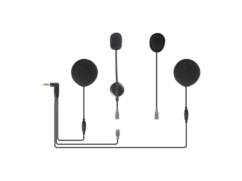 Ejeas Q7 HIFI-M2 headset til motorcykelhjelm med 3,5 mm stik til intercom