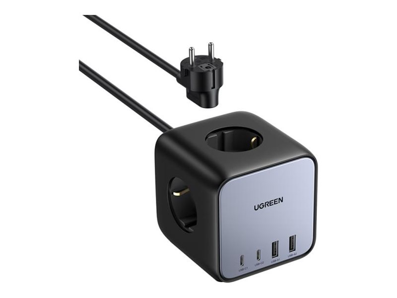 Ugreen Diginest Cube Power Strip (3 Ac Outlets + 65W 2A2c)