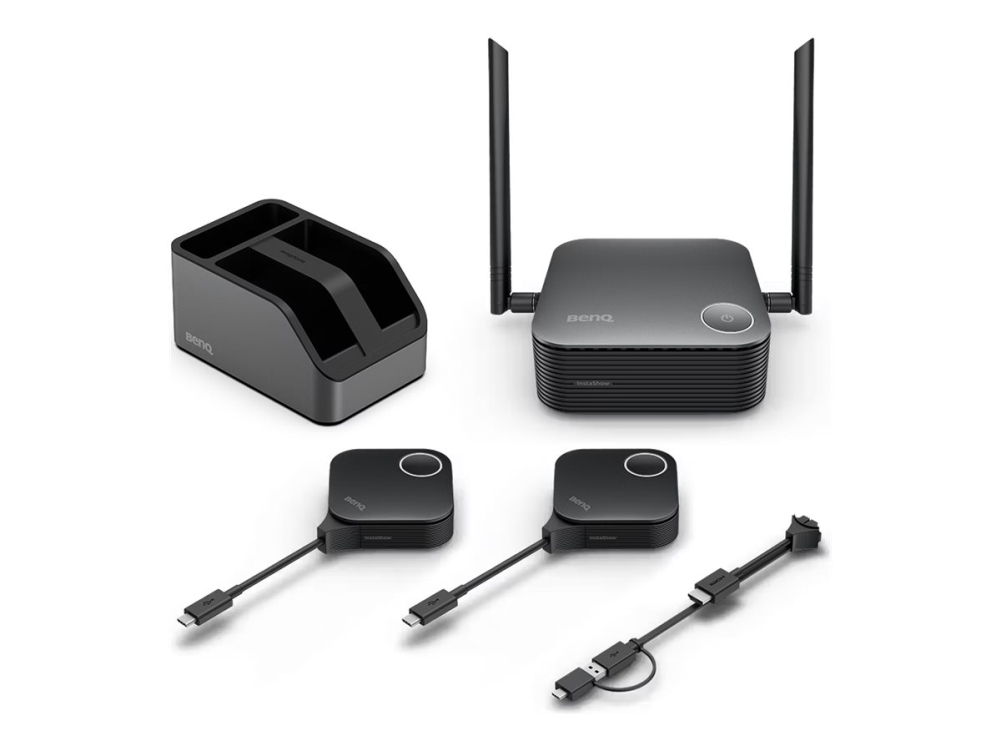 Benq Instashow Wdc25 - For Huddle & Large Rooms - Videokonferencepakke (Instashow Modtager, 2 Instashow Knapper)