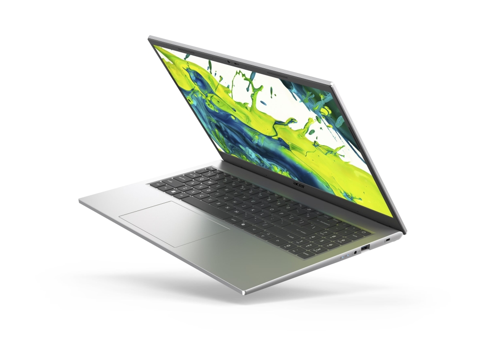 Acer Aspire Go 15 AG15-72P - Intel Core 5 - 120U / op til 5 GHz - Win 11 Home - Intel Graphics - 8 GB RAM - 256 GB SSD NVMe - 15.6 TN 1920 x 1080 (Full HD) - Wi-Fi 6 - rent sølv - kbd: Nordisk