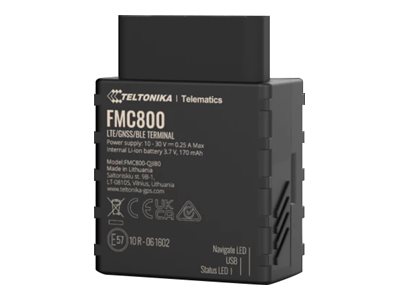 Teltonika FMC800 - GPS/GLONASS/GALILEO/BeiDou/QZSS-sporingsenhed - 128 MB billede