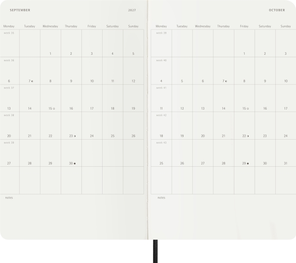 Kalender Classic Soft 18M 26/27 Daily Large Sort