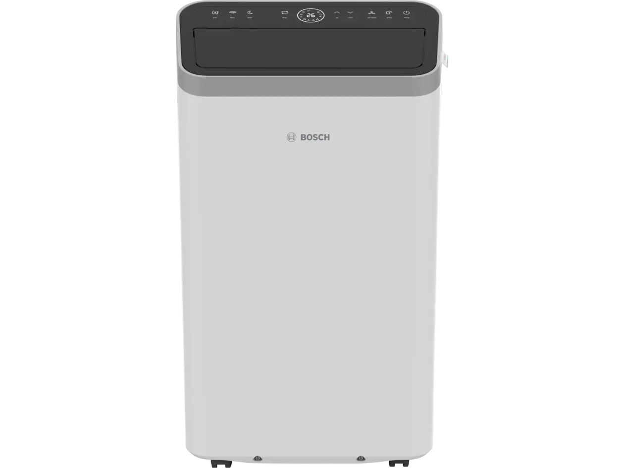 Bosch Cool 5100, Monoblok mobilt klimaanlæg, Nedkøling, Affugter, Ventilator, 64 dB, 46 m², A+, 1 kWh