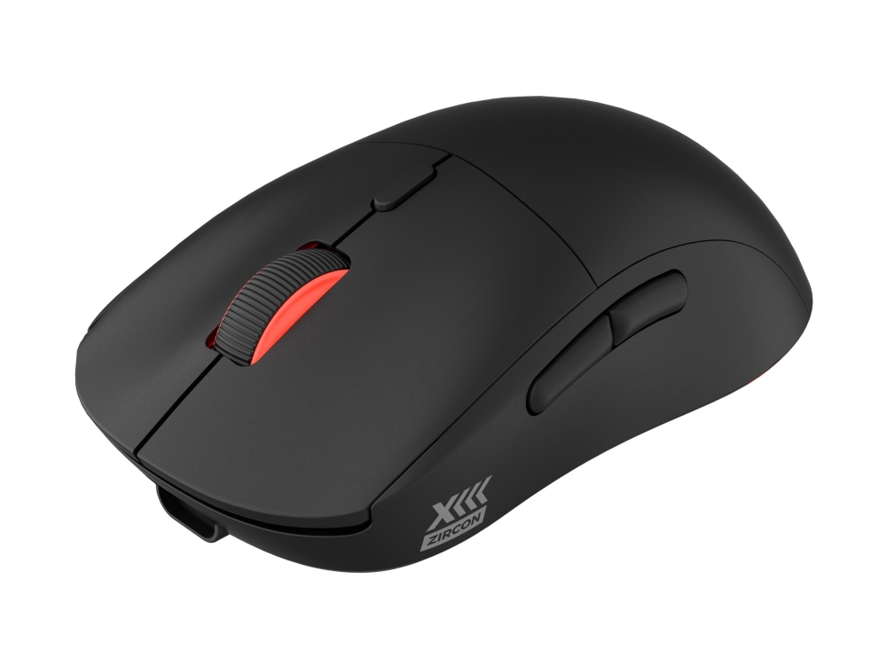 Genesis Zircon Xiii Custom - Mus - Optisk - 7 Knapper - Kablet, Trådløs - Usb-C, 2.4 Ghz, Usb-A - Trådløs Modtager (Usb) - Sort - Hængeboks