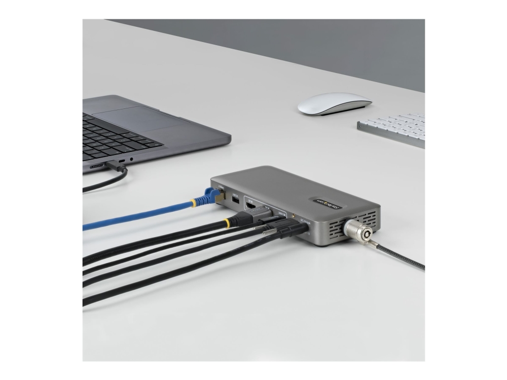 Startech.Com Usb4 Dockingstation, Treiberloser Dual 4K 144Hz Für Mac Und Windows, Universelles Usb-C Dock Mit Displayport, 100W Pd Und 2,5Gbe, Kabelg