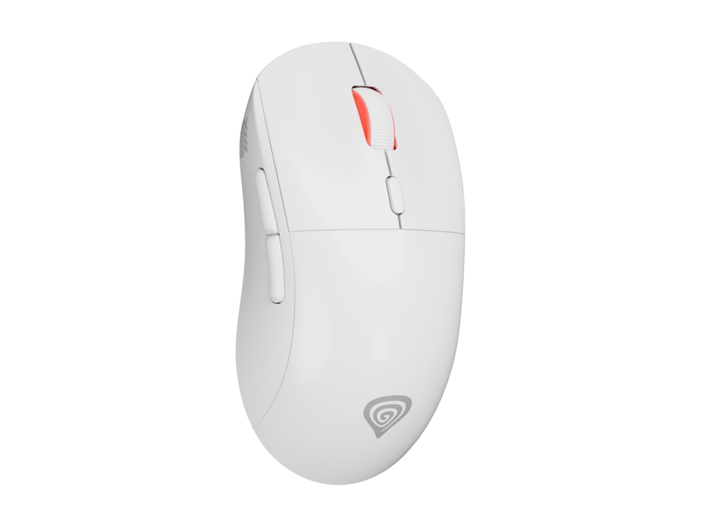 Genesis Zircon Xiii Custom - Mus - Optisk - 7 Knapper - Kablet, Trådløs - Usb-C, 2.4 Ghz, Usb-A - Trådløs Modtager (Usb) - Hvid - Hængeboks
