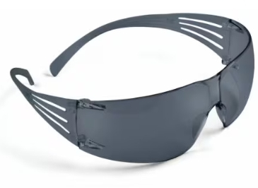 3M Securefit Protective Eyewear, Schutzbrille, Montagearbeit, Bau-/Renovierungsarbeiten, Grau, Grau, Kunststoff, Polycarbonat