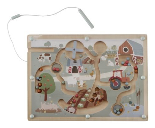 Magnet labyrint med bondegård Little Dutch Leg & fordybelse
