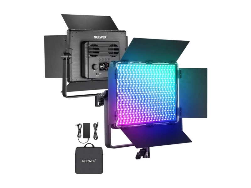 Led Vaizdo Šviesa Neewer Rgb1200