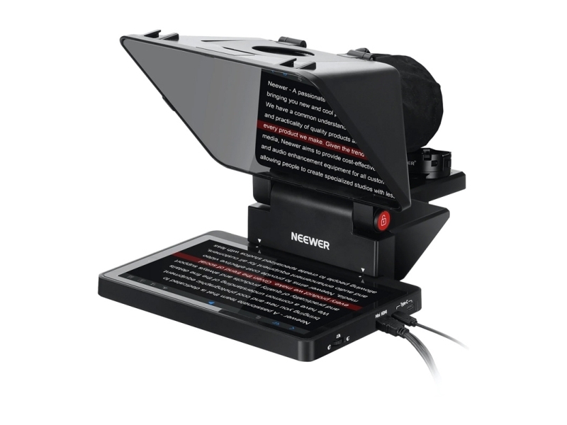 Neewer X11 TM8 Teleprompter with Built-in Monitorius
