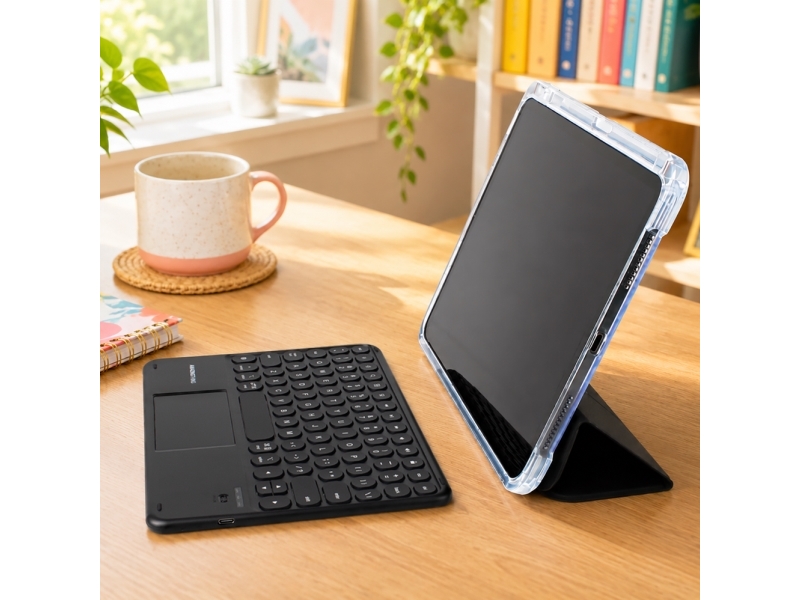 Amazingthing Etui Med Tastatur Amazingthing Minimal Case Keylite Combo Til Ipad Air M3 13" – Sort