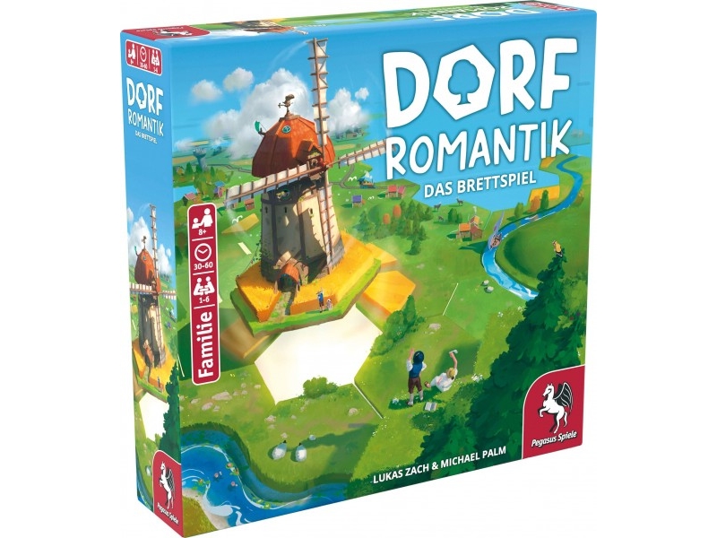 Pegasus Dorfromantik - Das Brettspiel, Brætspil, Strategi, 8 År, 30 Min., Familiespil