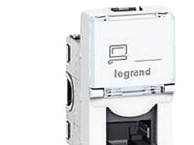 Legrand 0 765 61, Rj-45, 1 Modul(E), Utp, Weiß, 22,5 Mm, 25,2 Mm