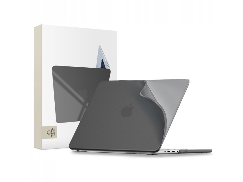 Tech-Protect Softshell Cover Til Macbook Pro 14" 2021 / 2023 / 2024 / 2025 / 2026 - Mat Sort