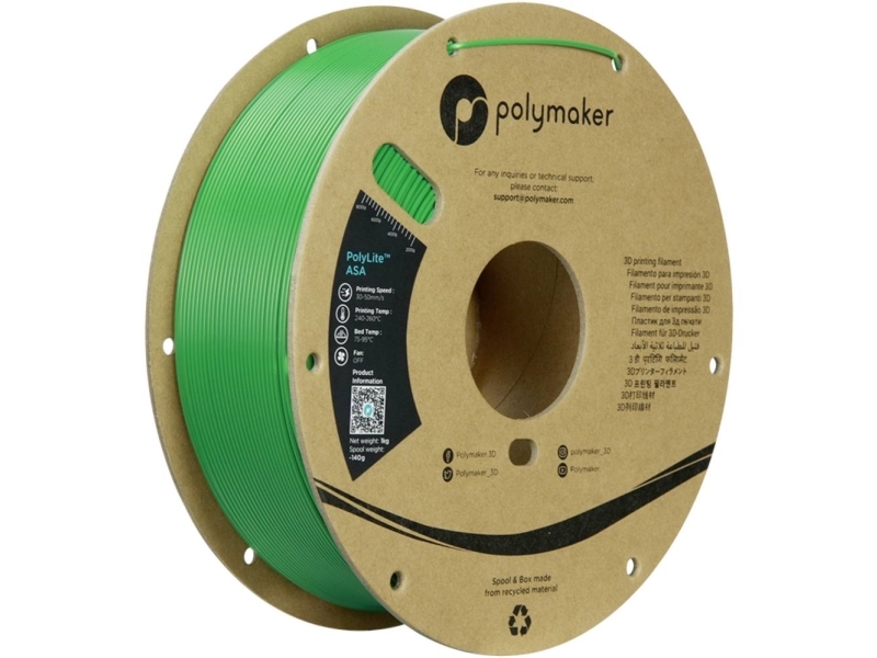 Polymaker Polylite Asa Plastikas 1Kg 1.75Mm - Žalias