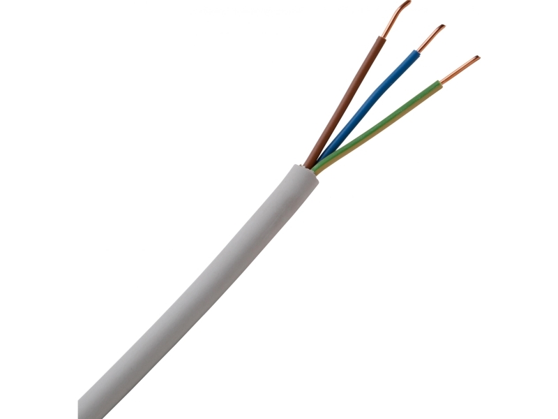 Kopp 150825001 Mantelleitung Nym-J 3 G 1,50 Mm² Grau 25 M