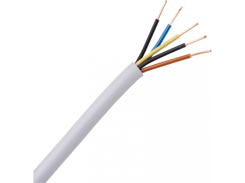 Kopp 153210846 Mantelleitung Nym-J 5 G 2,50 Mm² Grau 10 M