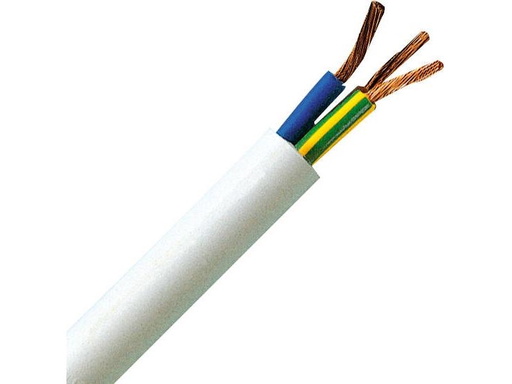 Kopp 151825002, 1,5 mm², Hvid, Polyvinylchlorid (PVC), 500 V, 25 m, 7 mm