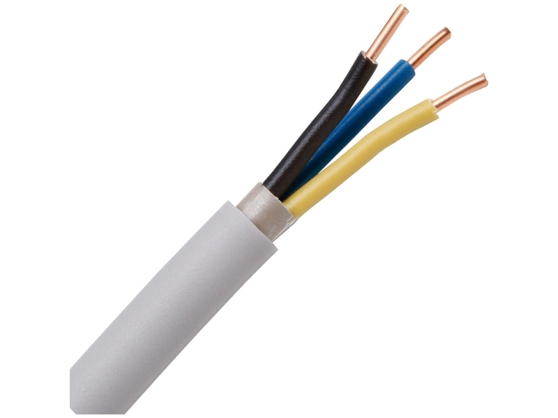 Kopp 153125003 Mantelleitung Nym-J 3 G 2,50 Mm² Grau 25 M