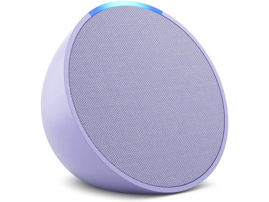 Amazon Echo Pop, Amazon Alexa, Rund, Lavendel, Android, Fire OS, iOS, 4,95 cm, Knapper