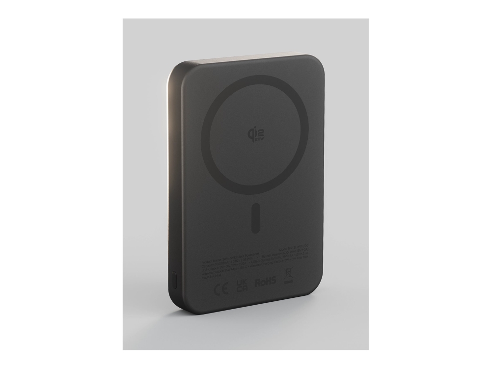 Zens Zepp11b/00, 10000 Mah, Kabelloses Aufladen, 25 W, Schwarz
