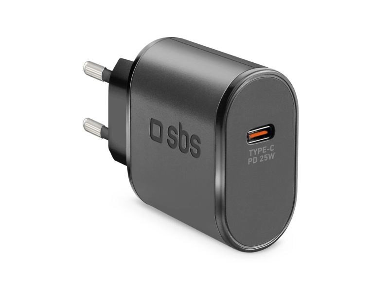 Sbs Tetr1cpd25 25W Usb-C Netzladegerät Mit Power Delivery - Schwarz