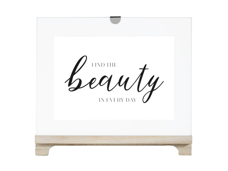 Hama Beauty, Enkelt Billedramme, Mdf, Træ, Transparent, Hvid, Bord, 13 X 18 Cm, Rektangulær