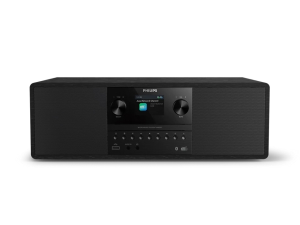 Philips TAM6500/10, Home audio micro system, Sort, Kina, 50 W, Fuld interval, 7,6 cm