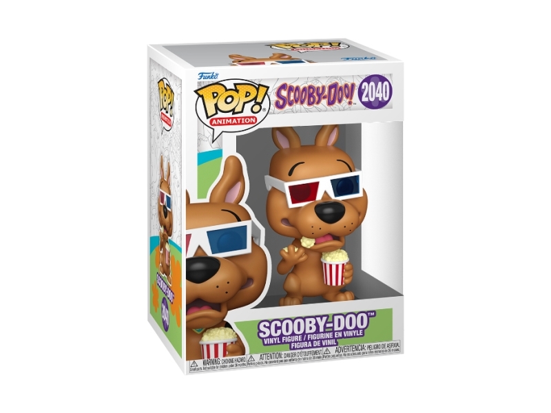 Funko Pop! Scooby-Doo With 3D Glasses, Sammelfigur, Cartoon