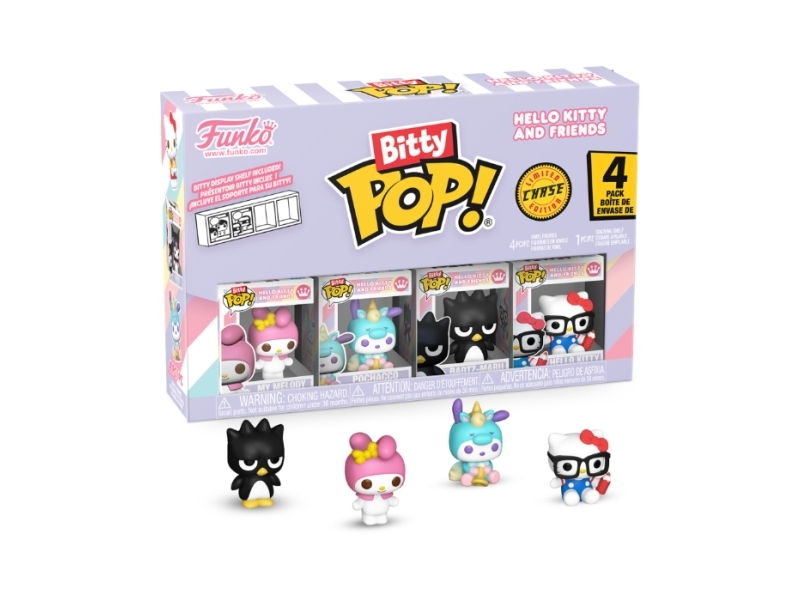 Funko Bitty Pop! Figuren-Set: Sanrio: Hello Kitty - My Melody, Ca. 3 Cm (4 St.)