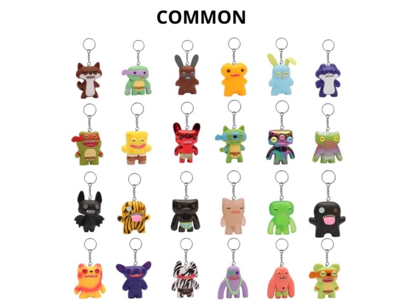 Fuggler Collectible Keychain Series 2 – assorteret nøglering – 1 stk.