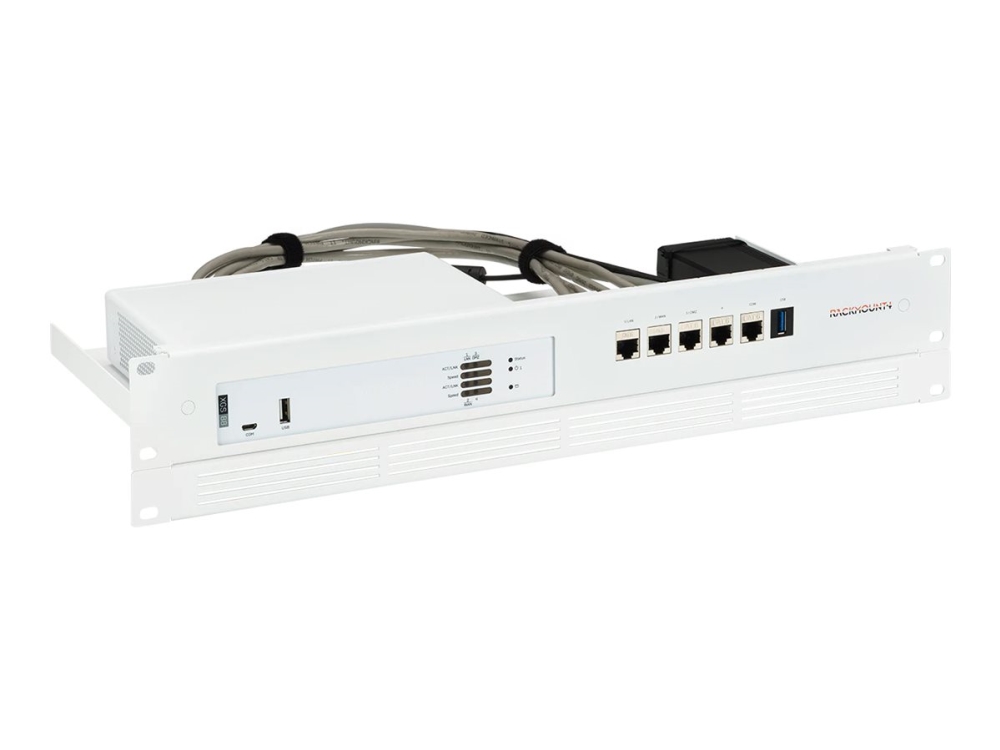 Rackmount.It - Monteringspakke For Netværksudstyr - Afskærmet - Stativmonterbar - Signalhvid - 1.3U - 19"