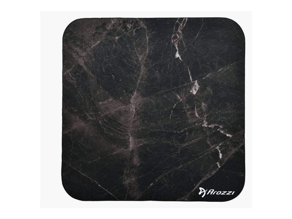 Arozzi Zona - Gulvmåtte - kvadratisk - 116 x 116 cm - marmor - sort