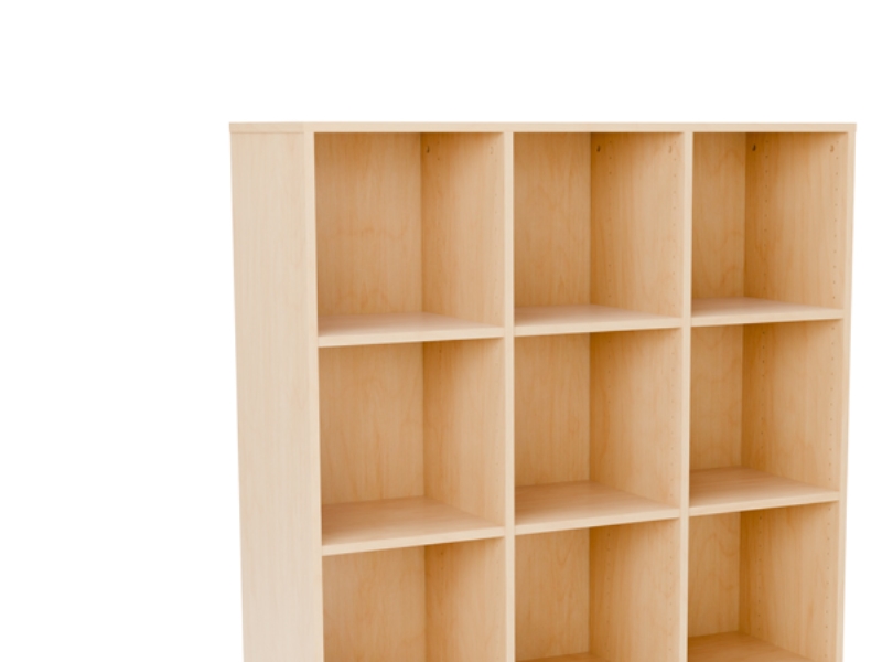 Stauregalleiter Stig 3X3 Fächer, Birke-Laminat