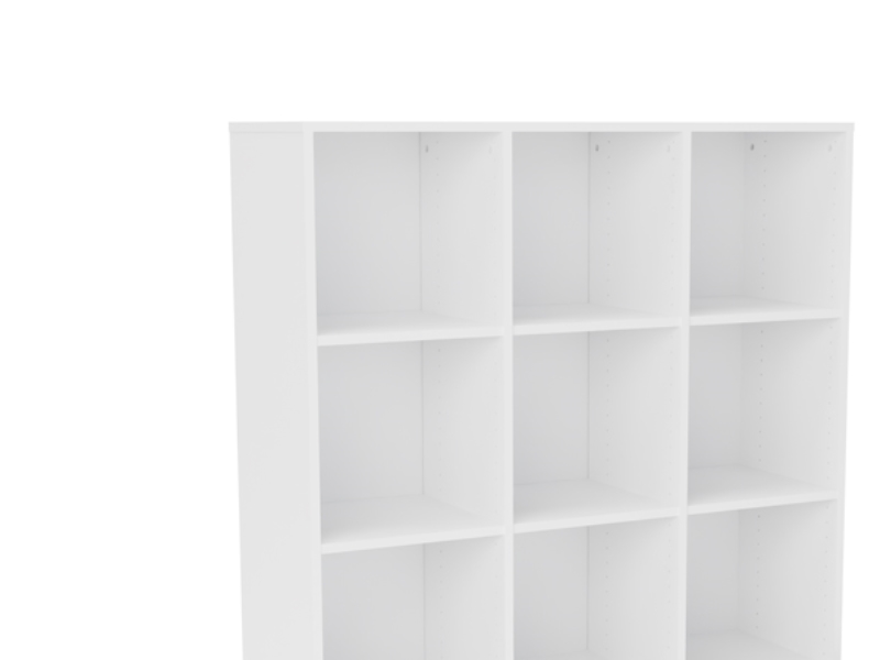 Regalleiter 3X3 Fächer