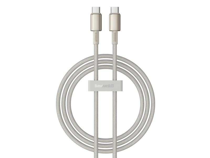 Baseus Tungsten Gold Usb-C Til Usb-C Kabel 100W 1 M Guld