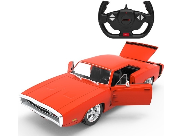 Dodge Charger R/T Fjernstyret Bil 1:16, 2.4G Rød
