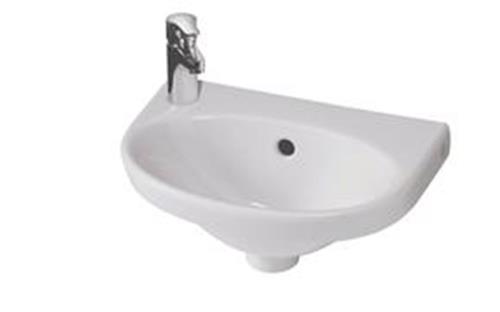 GBG 5540 Nautic håndvask 400 x 275 mm med hanehul til venstre