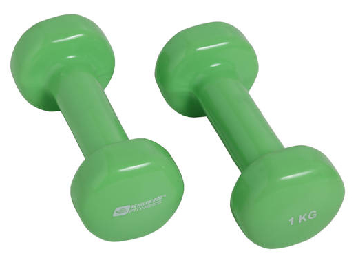 Schildkröt Fitness 960005, Hantel med fast vikt, Grön, 1 kg, 2 styck | Sport & Träning - Sportutrustning - Träningsredskap | GameStuff
