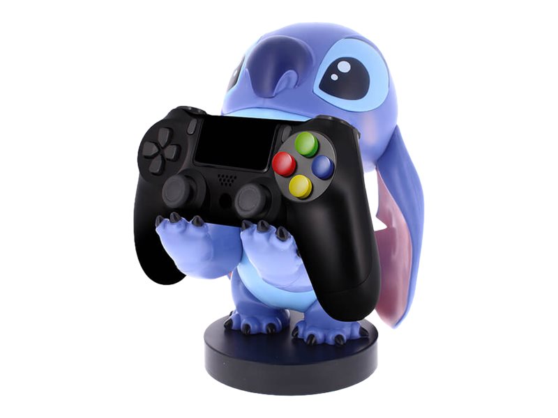 Exquisite Gaming Stitch Cable Guy Phone And Controller Holder, Sammlerfigur, Blau, Violett