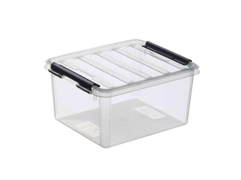 Plastbox SmartStore transparent 2 l med lock 210x170x110 mm - (10 st.)