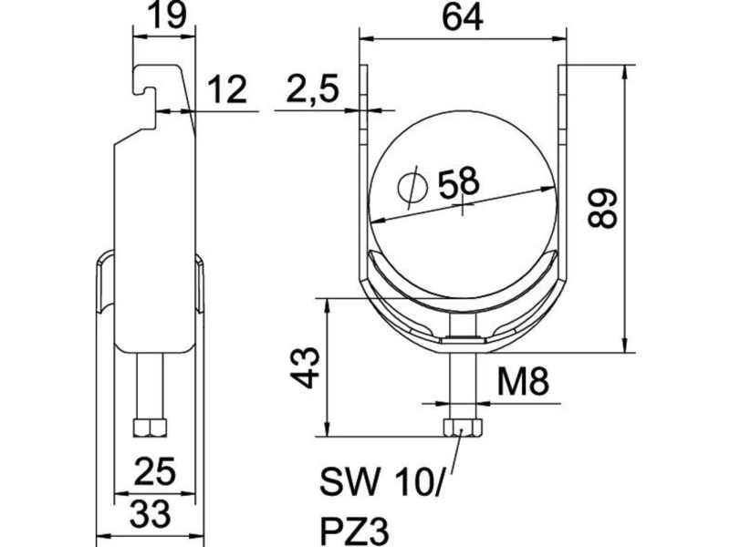 Bbs-Schelle 1-F. 52-58Mm