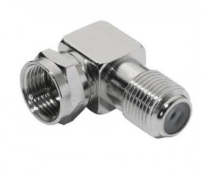 Wisi Dv 53, F-Typ, F, F, Stecker, Buchse, 90°