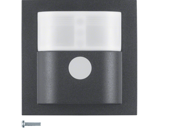 Berker 85341285, Infrarød Sensor, Ledningsført, Væg, Anthracit, 1000 Lux, 1,1 M