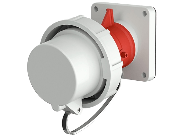 Mennekes 1259, 5P, 6 H, Rot, Weiß, Ip67, De, Vde, 400 V
