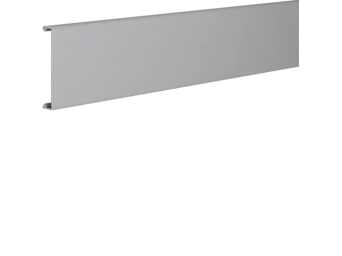 Hager Ba70802, Kabelbakke Cover, Grå, Pvc, 80 Mm, 2000 Mm