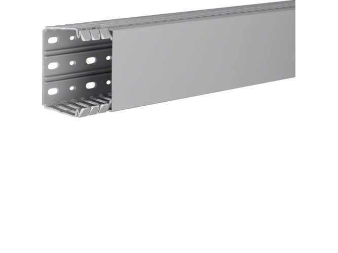Hager Ba760080, Kabelkanal, Grå, Pvc, V0, En50085-2-3, 80 Mm